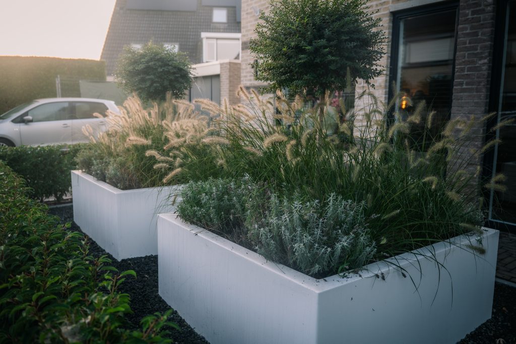 Plantenbakken en houtbouw